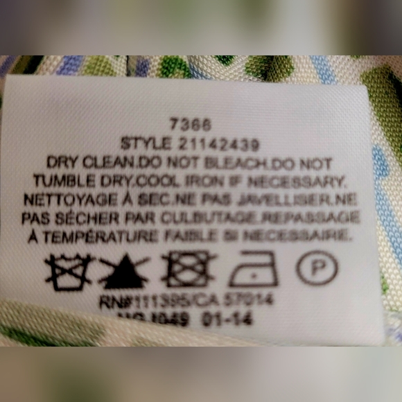 Tory Burch 100% Silk Blue & Green Sleeveless Maxi Dress | Size Small - Picture 6 of 6